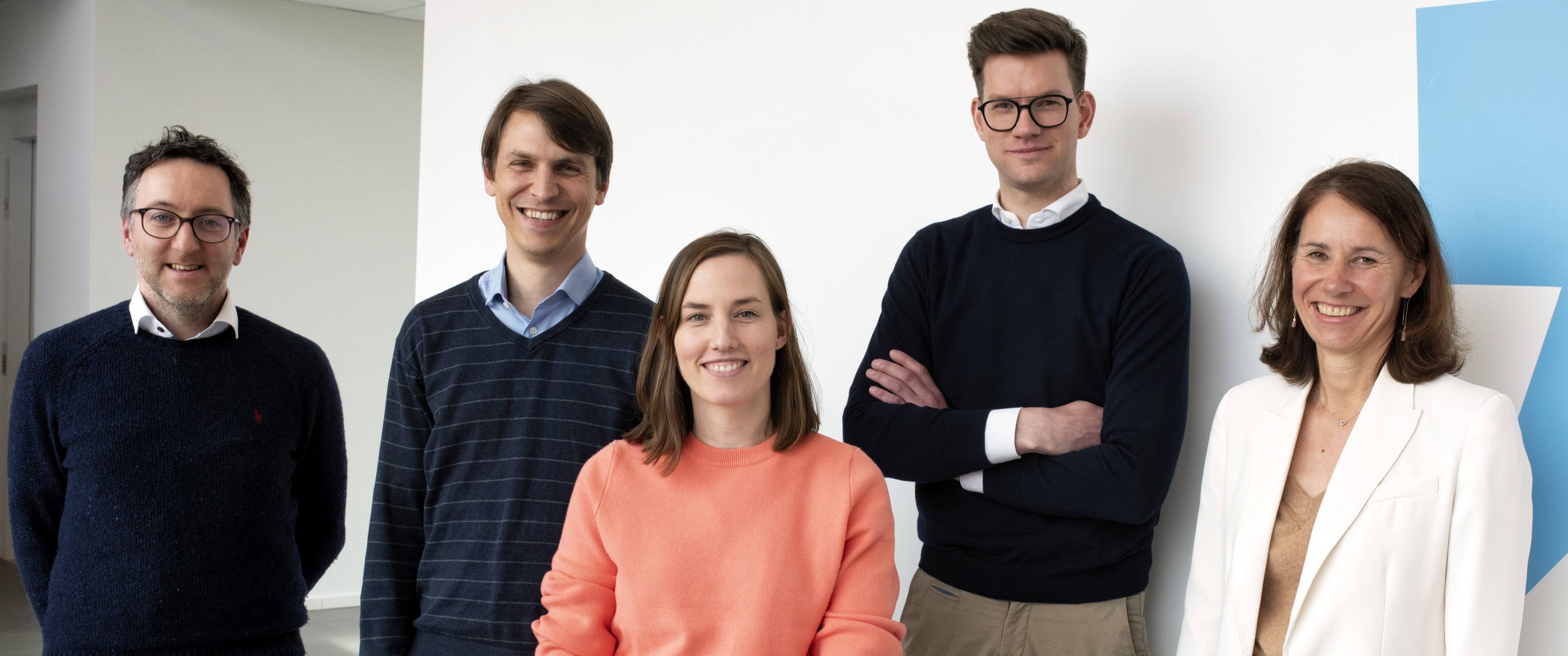 Left to Right: Maarten Lauwaert, Lieven Tack, Sophie Van Lier, Evert Augustyns, Nathasja Van Bael