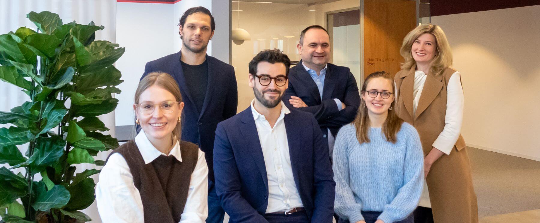 Laurens-Jan De Haes (front row, second from left) and some of the Risk Advisory team members.